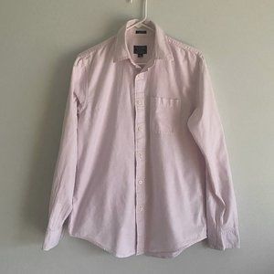 Men's light pink button down shirt